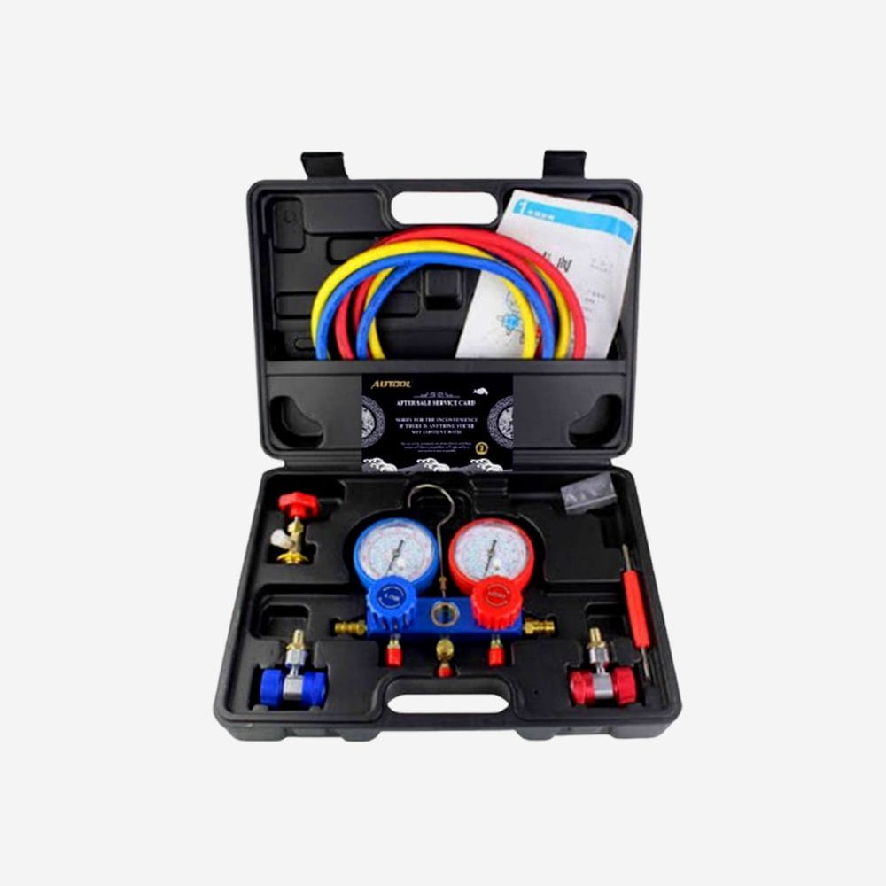 Kit tester manómetros sistema de refrigeración